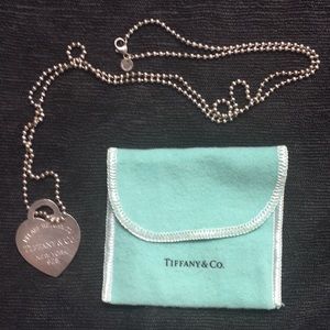 Tiffany& Co. Heart Necklace New York 925